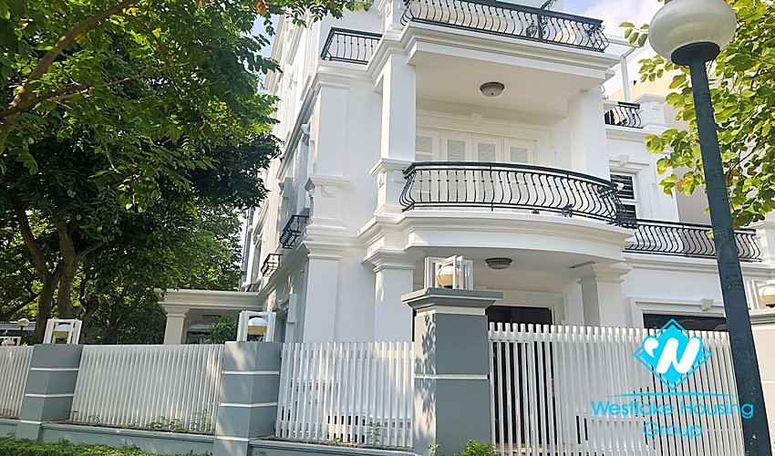 Beautiful new villa with full new equipments for rent in Ciputra, Tay Ho